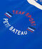 Tee-shirt manches courtes en jersey fin bébé bleu CALVIN