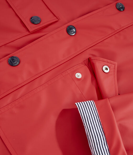 Ciré iconique en matière recyclée et coton biologique rouge TERKUIT