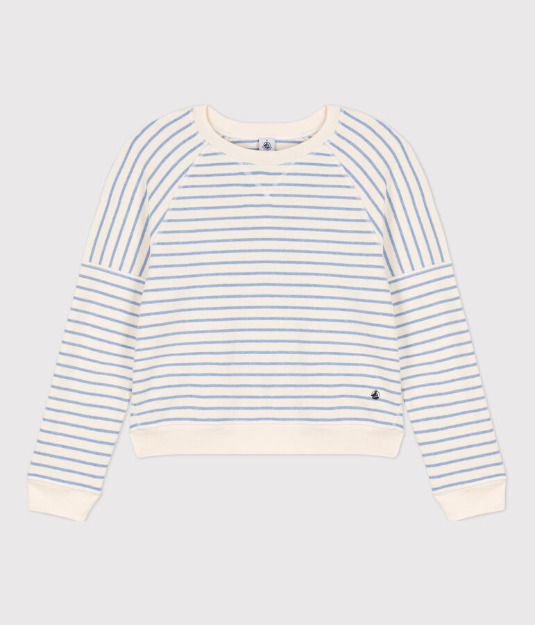 Sweatshirt en coton Femme blanc AVALANCHE/ SKY CHINE