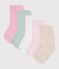 5 paires de chaussettes bébé en coton unies variante 2