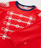 Pyjama déguisement en velours petit garçon bleu MEDIEVAL/rouge FROUFROU