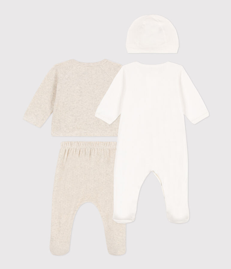 Lot 4 pi&egrave;ces en coton b&eacute;b&eacute; multicouleur