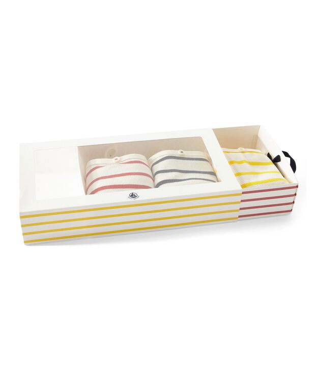 Lot de 3 chemises &agrave; bretelles fille blanc
