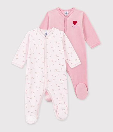 Lot de pyjamas bébé en velours imprimé