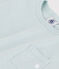 Tee-shirt manches courtes bébé en jersey flammé vert BULLE