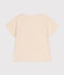 Tee-shirt manches courtes en jersey flammé bébé écru AVALANCHE