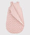 GIGOTEUSE FLEUR BÉBÉ EN VELOURS TOG 2 rose SALINE/blanc MULTICO