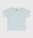 Tee-shirt manches courtes bébé en jersey flammé
