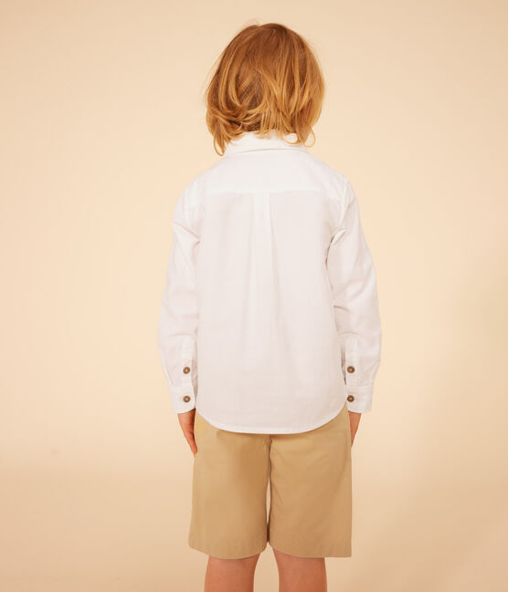 Chemise enfant garçon blanc ECUME