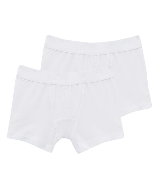 Duo de boxers garçon blanc LOT