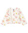 Cardigan bébé fille imprimé blanc MARSHMALLOW/blanc MULTICO