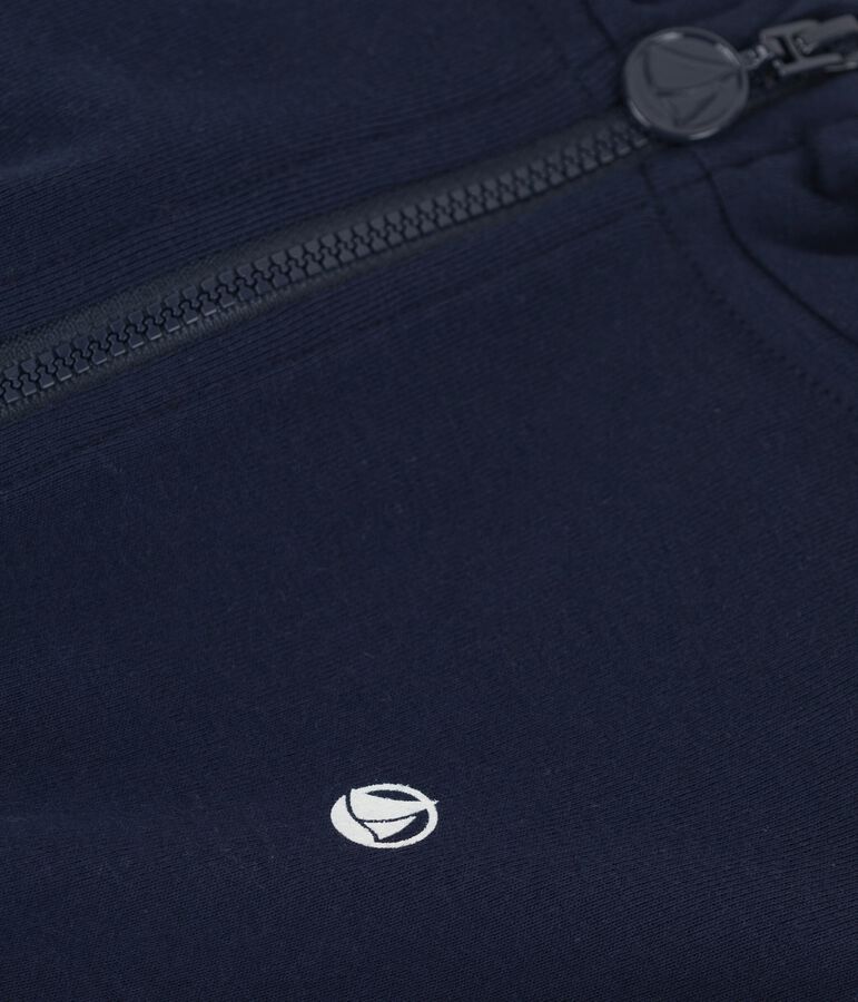 Sweatshirt &agrave; capuche enfant fille / gar&ccedil;on bleu SMOKING