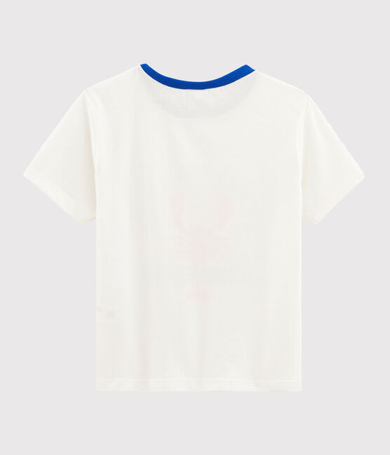 Tee-shirt enfant garcon blanc MARSHMALLOW