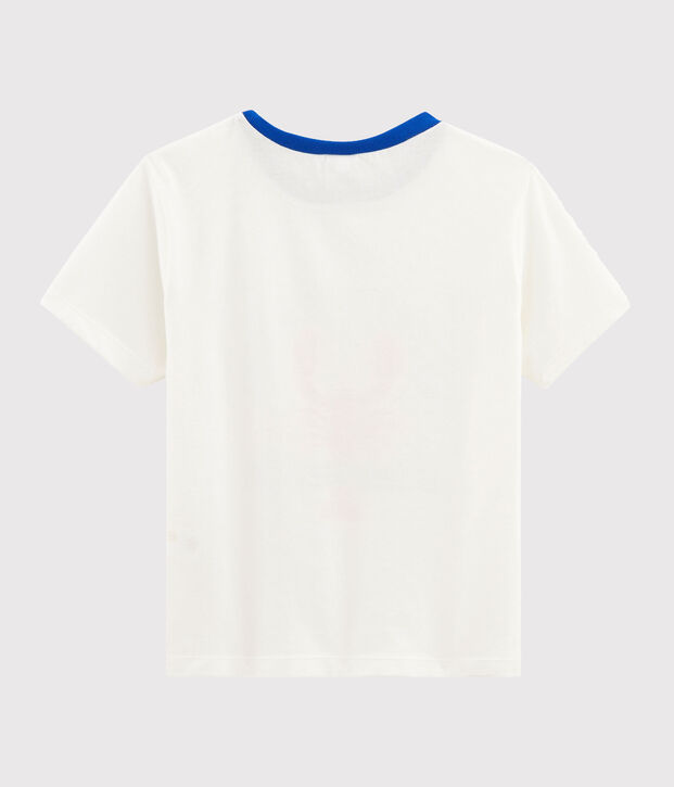 Tee-shirt enfant garcon blanc