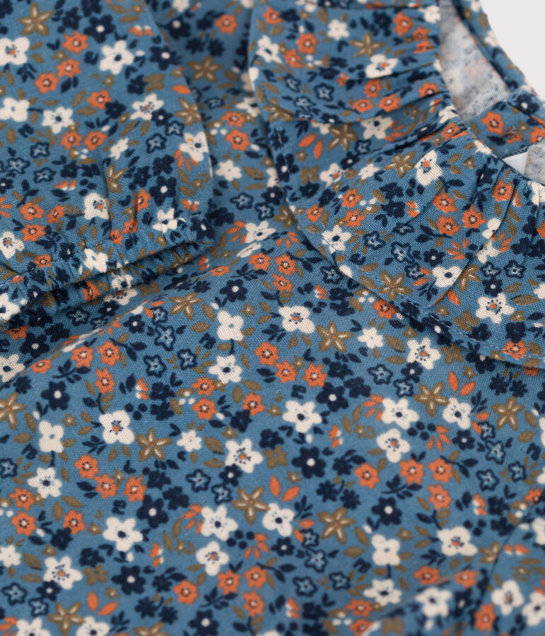 Blouse manches longues b&eacute;b&eacute; imprim&eacute;e en gaze de coton ROVER/ MULTICO