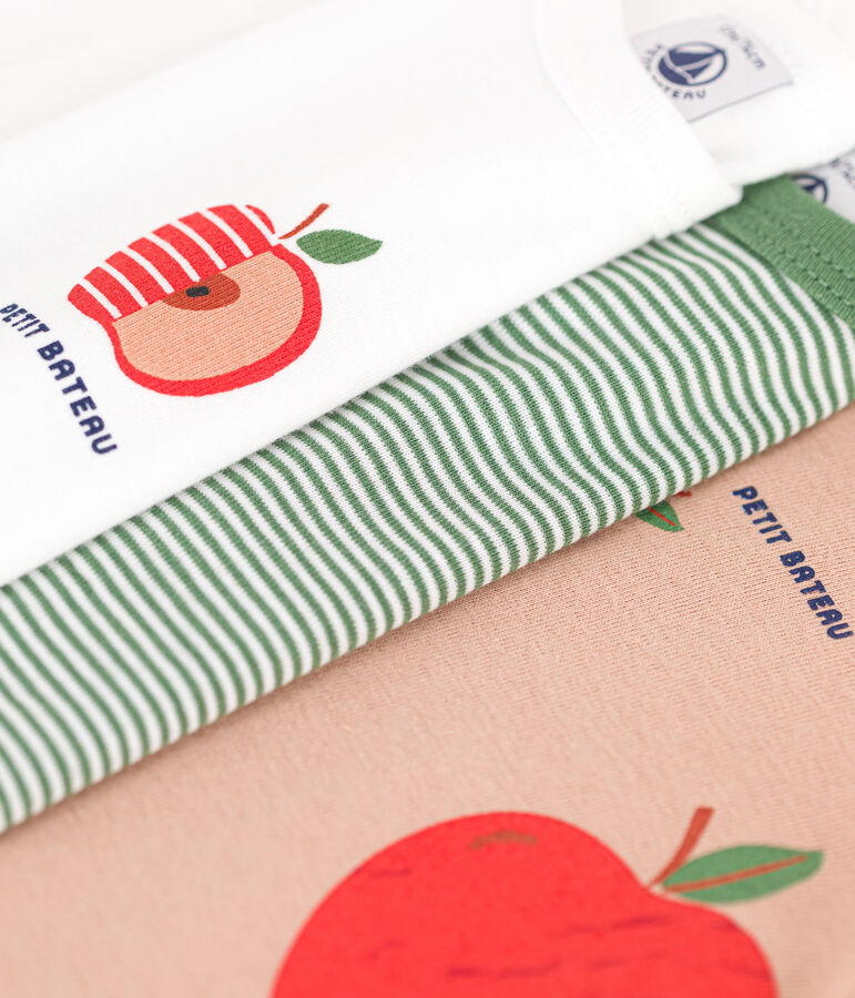 Lot de 3 bodies manches longues en coton b&eacute;b&eacute; variante 7