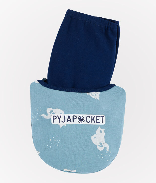 Lots de 2 pyjamas petit gar&ccedil;on en c&ocirc;te multicouleur