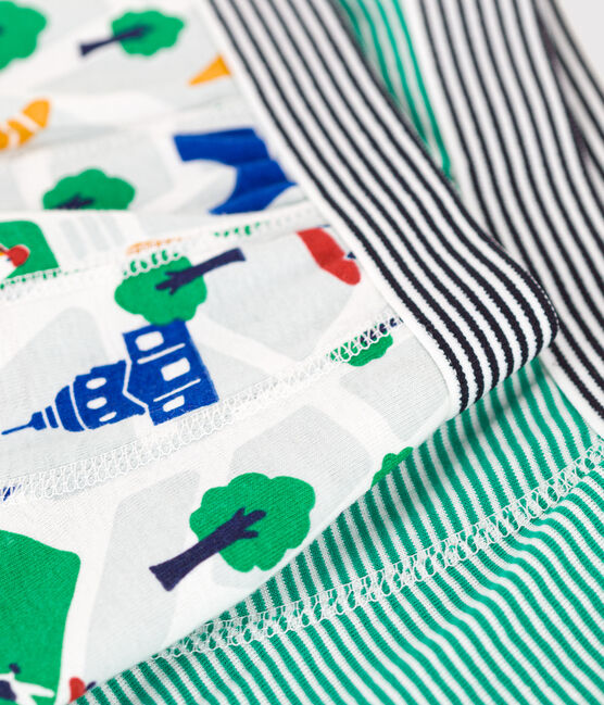 Lot de 2 boxers Paris en coton enfant variante 1