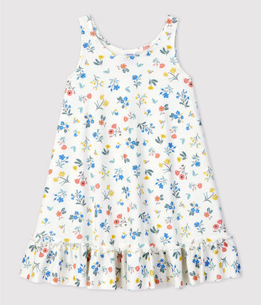 Robe sans manche en coton enfant fille