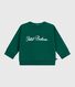 Sweatshirt bébé en coton brodé Petit Bateau