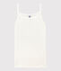 Chemise à bretelles iconique en coton Femme