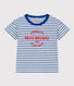 Tee-shirt rayé en coton enfant fille / garçon