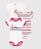 Lot de 3 bodies manches courtes en coton bébé Variante 1 OVS
