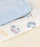 Lot de 3 boxers enfant en coton à ceinture colletée imprimé vans variante 1