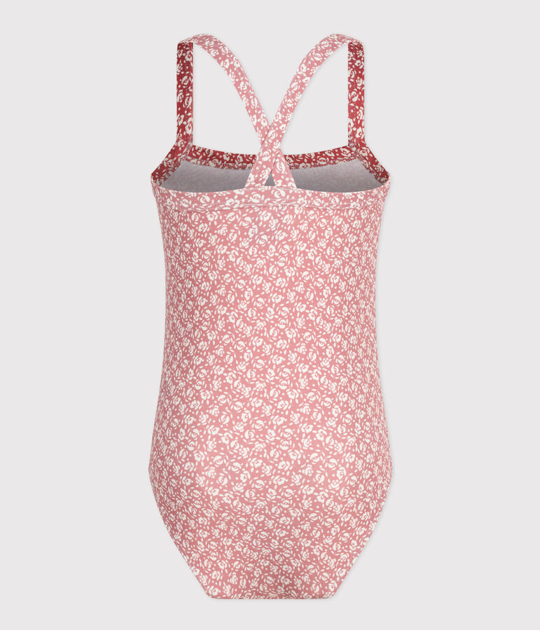 Maillot de bain 1 pi&egrave;ce imprim&eacute; enfant fille PANTY/ MARSHMALLOW