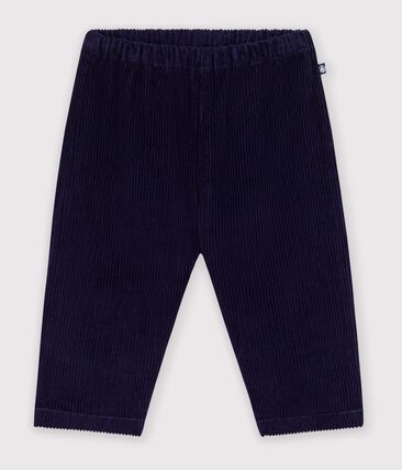 Pantalon bébé en velours uni