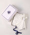 Coffret cadeau naissance en coton brod&eacute; multicouleur