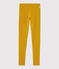 Legging en jersey enfant fille jaune BOUDOR