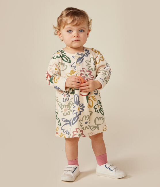 Robe manches longues bébé blanc AVALANCHE/ MULTICO
