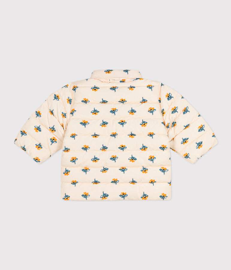 Doudoune imprim&eacute;e capuche r&eacute;tractable b&eacute;b&eacute; blanc AVALANCHE/ MULTICO