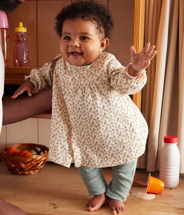 PETIT BATEAU - Robe en tubique et legging bébé
