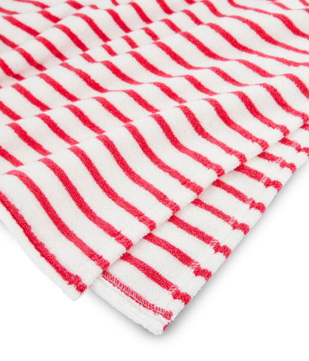 Poncho de plage &agrave; capuche b&eacute;b&eacute; mixte rose