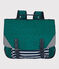 Cartable enfant fille-garçon vert PINEDE/bleu SMOKING