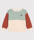 Sweatshirt colorblock en molleton enfant garçon