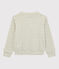 Sweatshirt en tubique enfant fille blanc AVALANCHE/ BRUT