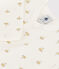 Dors-bien palmiers en coton blanc MARSHMALLOW/blanc MULTICO