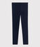Jegging en molleton enfant fille bleu SMOKING