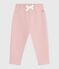 Pantalon bébé en coton uni rose JOLI