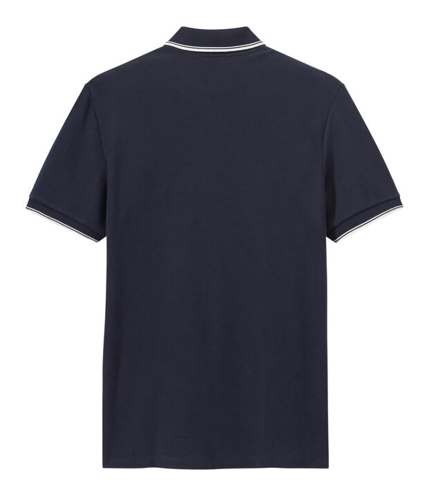 Polo homme bleu marine