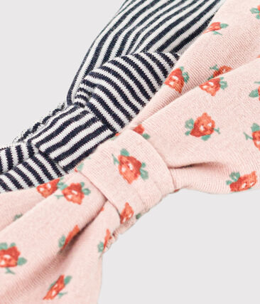 PETIT BATEAU - Lot de 2 bandeaux en coton bébé