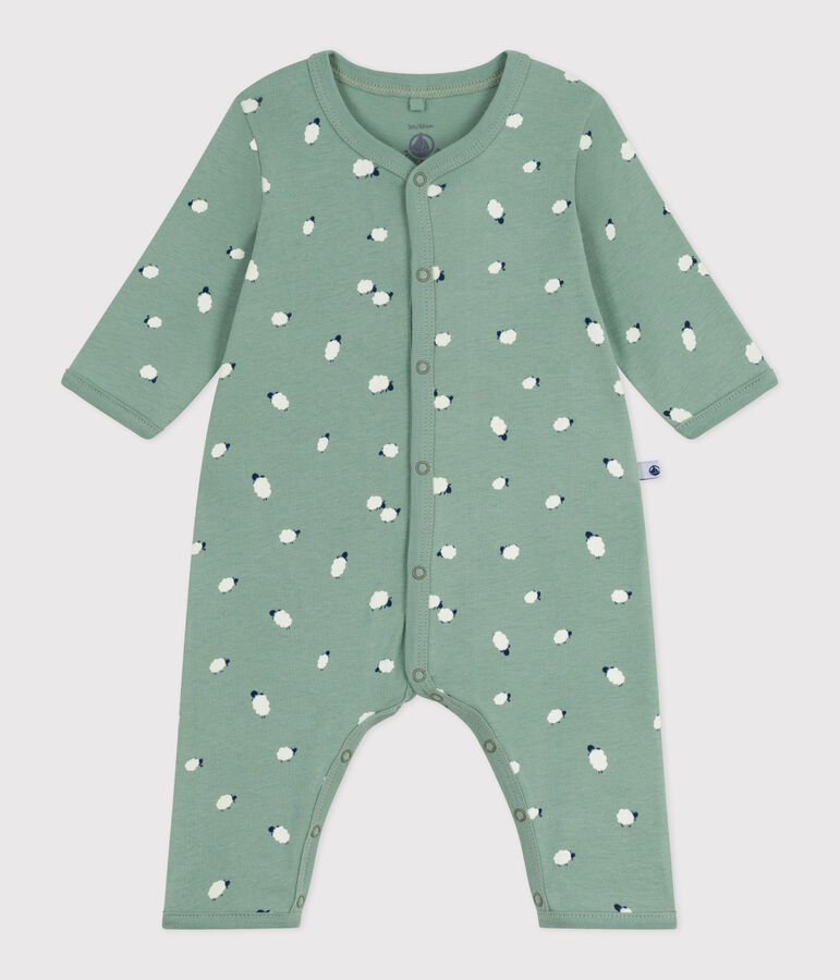 Pyjama b&eacute;b&eacute; sans pieds en coton imprim&eacute; SAULE/ MULTICO