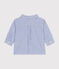 Chemise en popeline rayée bébé GAULOISE/ MARSHMALLOW