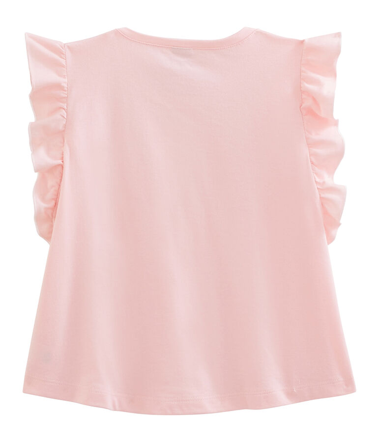 Top enfant fille rose