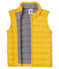 Blouson sans manches en tubique matelassé bébé mixte jaune BOUDOR