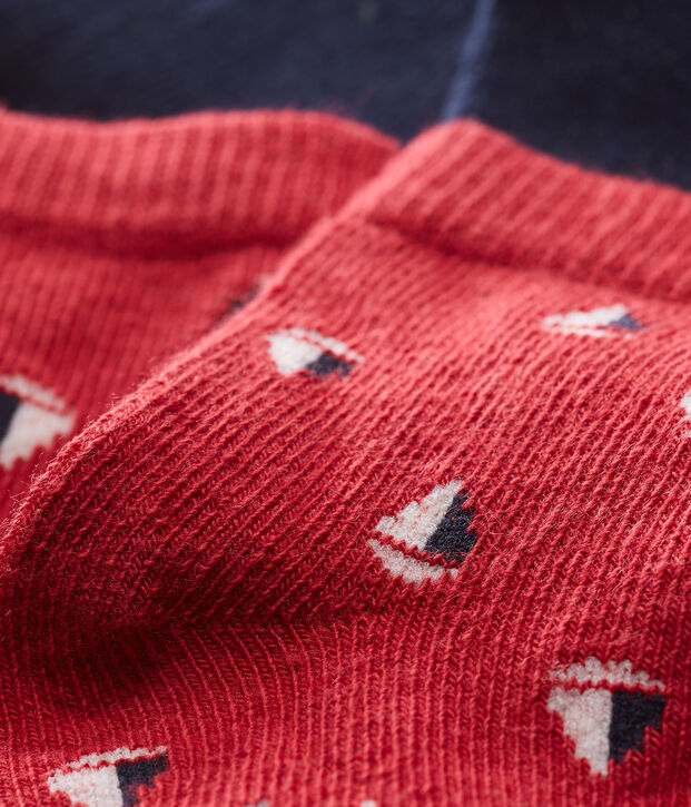 Lot de 2 paires de chaussettes b&eacute;b&eacute; gar&ccedil;on multicouleur
