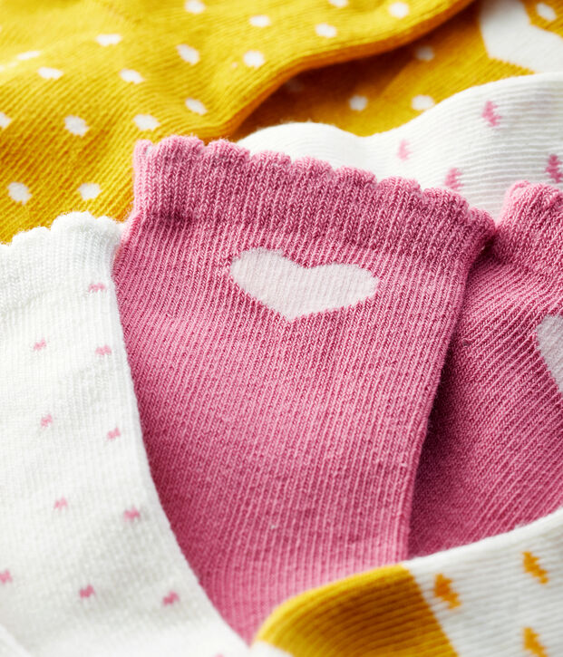 Lot de 5 paires de chaussettes b&eacute;b&eacute; multicouleur